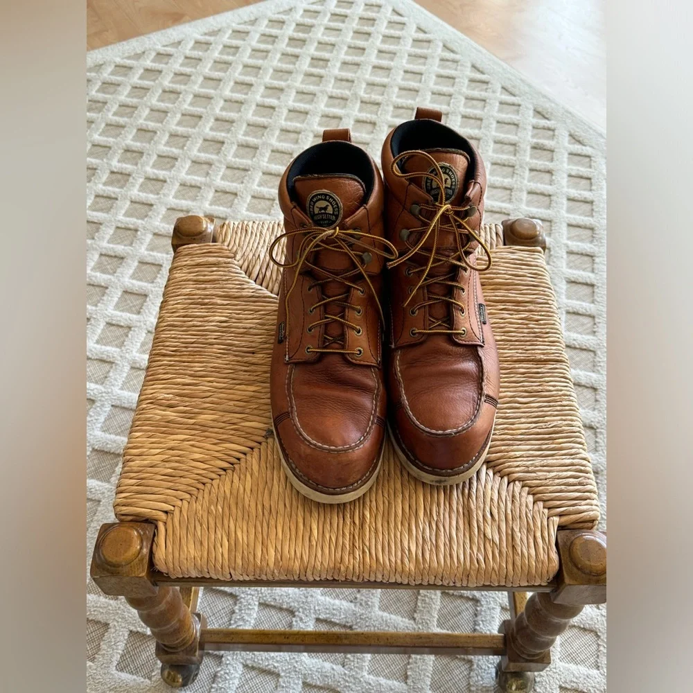 Red Wing Irish Setter Wingshooter Waterproof Brown Leather Boots Men’s Size 13 D